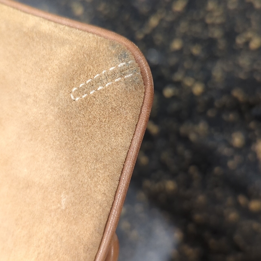 Y2K Coach Suede Leather Wristlet - Picture 8 of 11